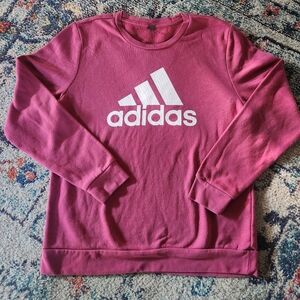 Adidas Fuchsia Crewneck Sweatshirt